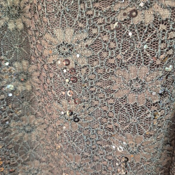 Alex Evenings Sleeveless Sequinced Dress - Picture 3 of 7